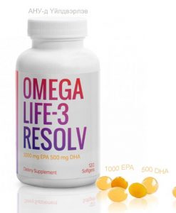 Omega Life - 3 Resolv Thực Phẩm Bảo Vệ Sức Khỏe 120 viên